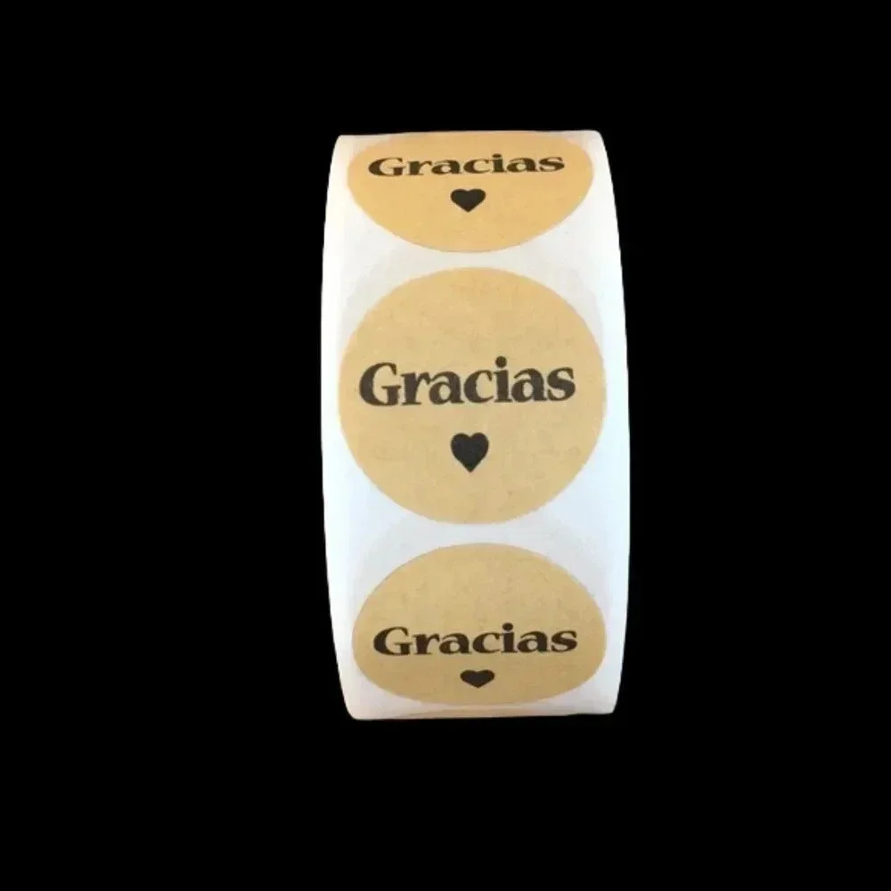 Gracias ( Thank You ) 500 Stickers